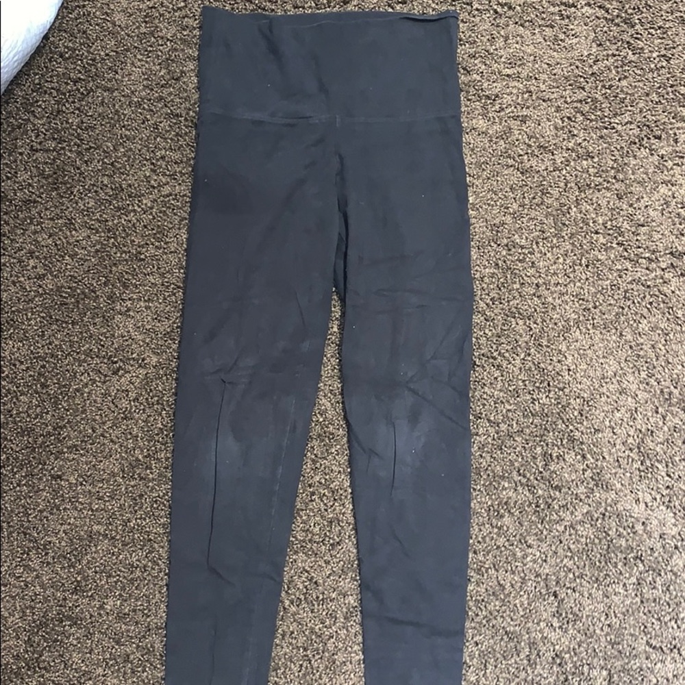 PINK High Waisted Black Leggings Size XS